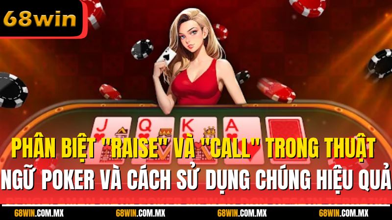 Phân biệt "raise" và "call" trong thuật ngữ poker và cách sử dụng chúng hiệu quả